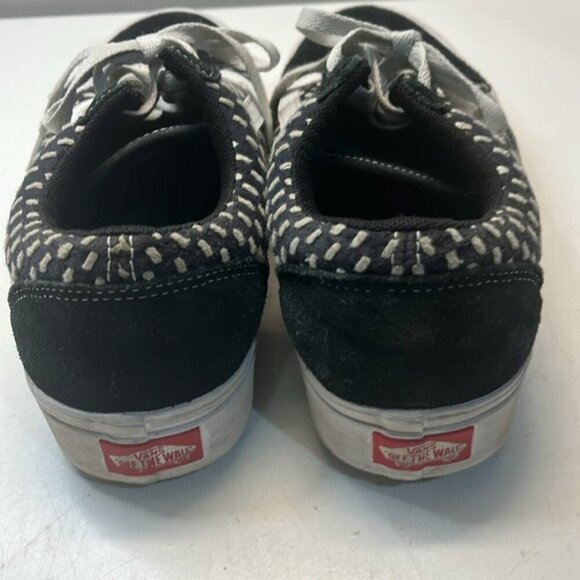 Vans Old Skool Quilt Stitch 'Black White' VN0A3WMA4B0 Sneakers, size 8.5 - Picture 9 of 12